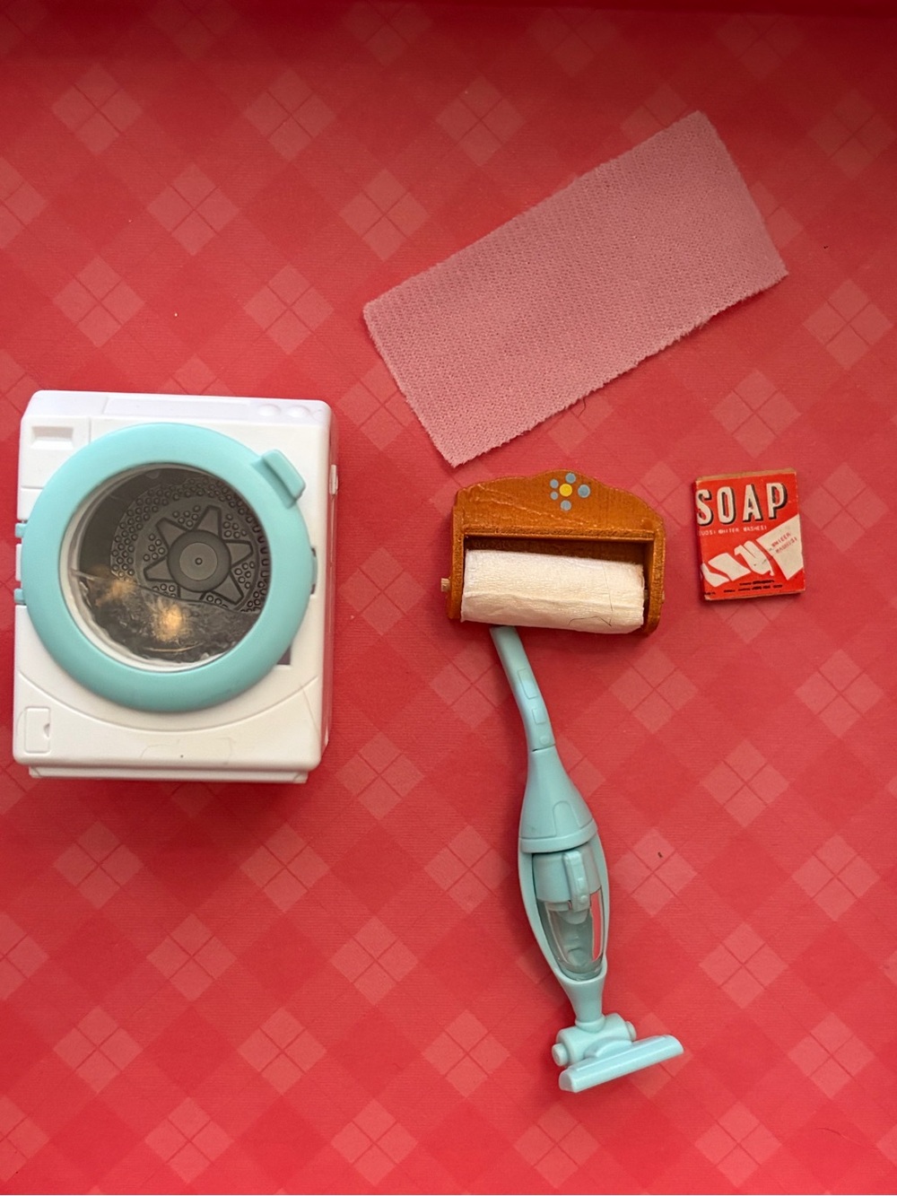 Calico Critters Wash machine + Vacuum cleaning set